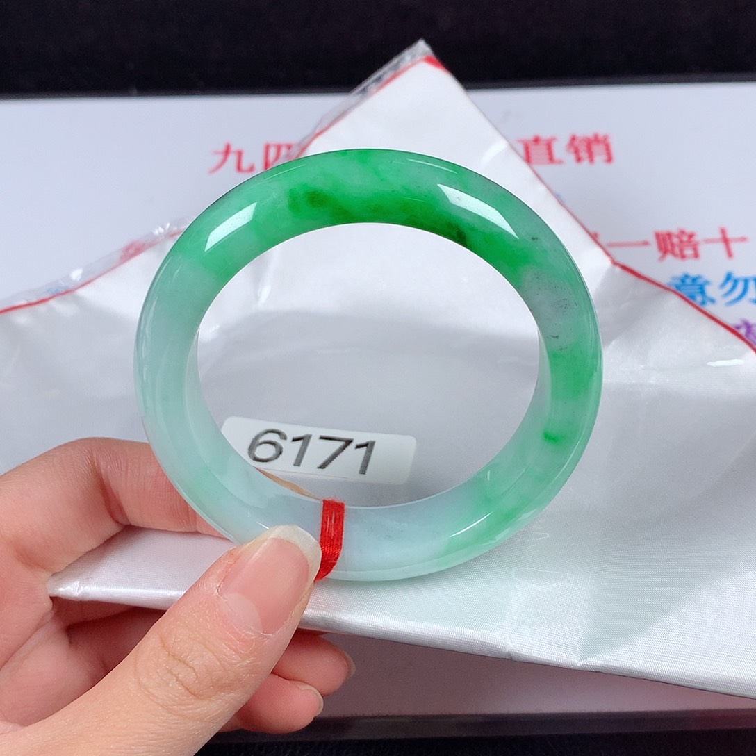 翡翠手镯未镶嵌天然a货翡翠56