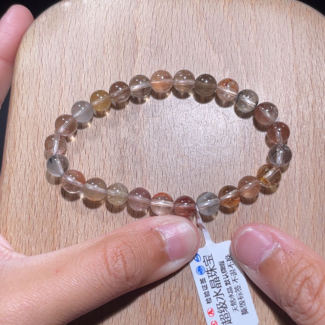 水晶手链未镶嵌134号多样性发货一L约7+