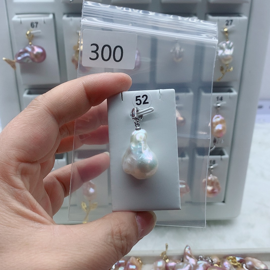 吊坠(不含链)合金淡水珍珠