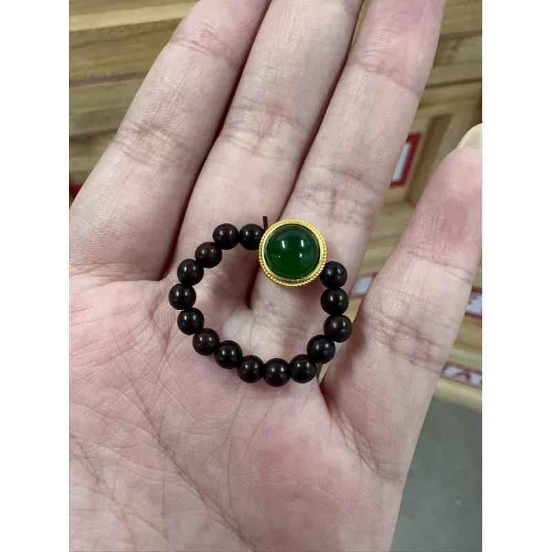 S1142小叶紫檀戒指无礼盒