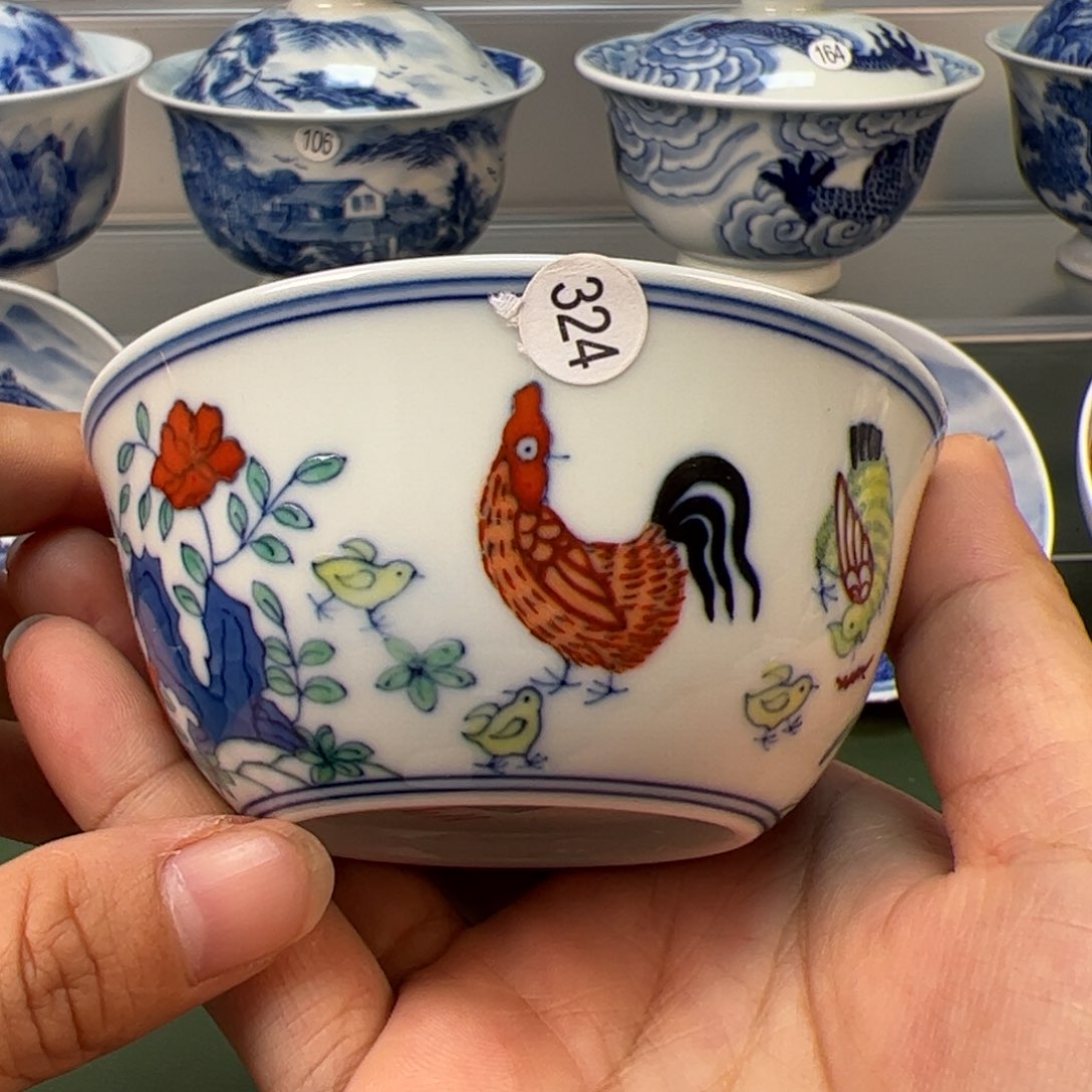 杯木木景德镇纯手绘茶具324