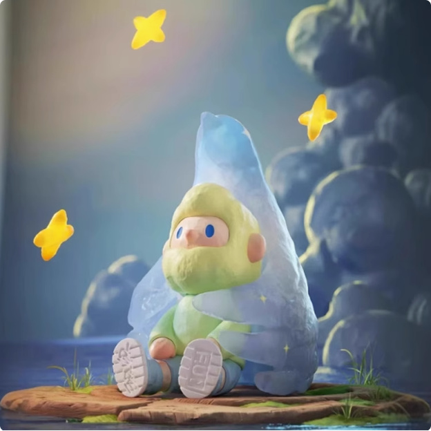 （小瓜-代拆）寻找独角兽FARMER BOB如果情绪有回应系列盲盒手办摆