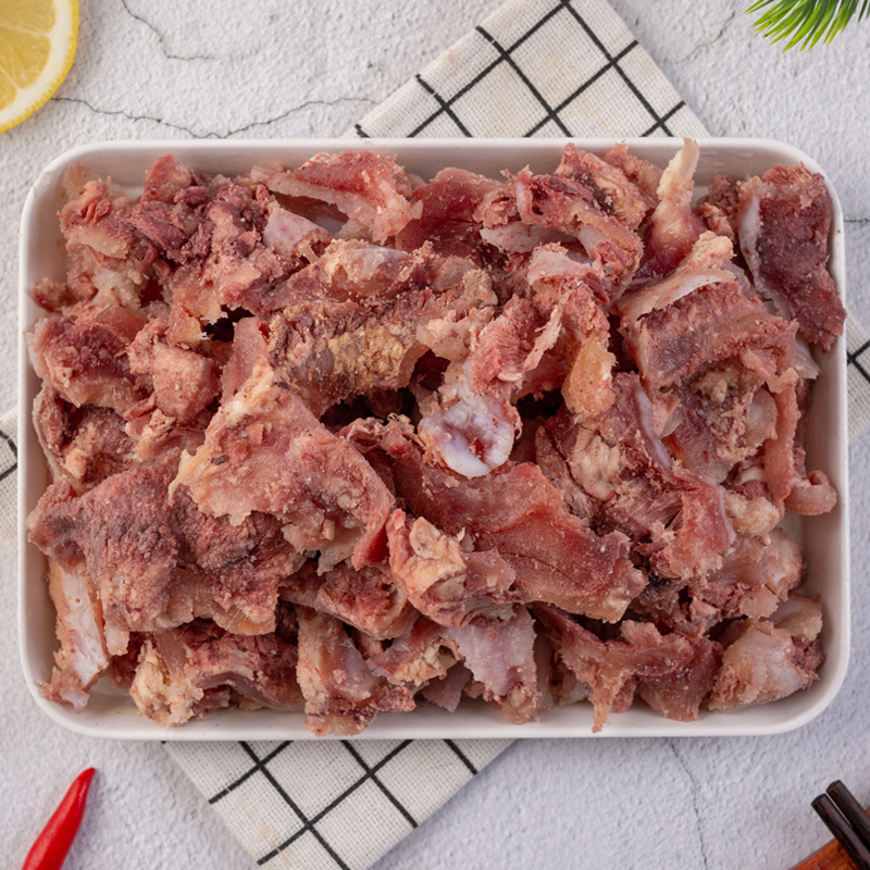 新鲜冷冻牛拆骨肉牛杂商用半成品小黄牛剔骨肉软骨牛脆骨带肉3斤