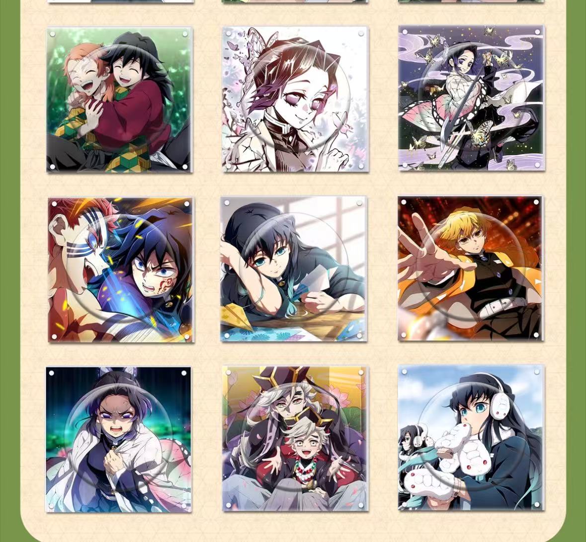 彼岸工艺X鬼灭之刃冬日限定吧唧砖