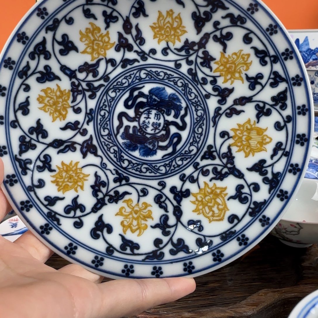 瓷片景德镇手绘青花瓷器253