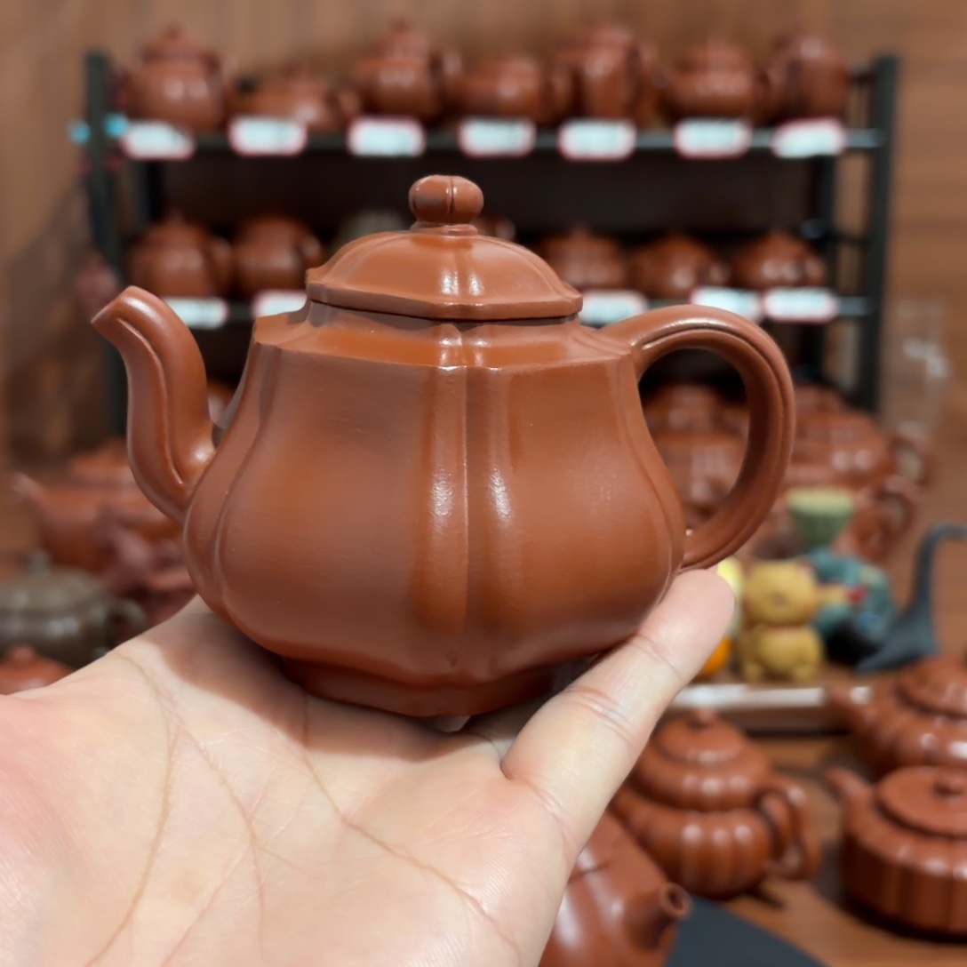 原矿朱泥朱泥大宫灯160cc 内推