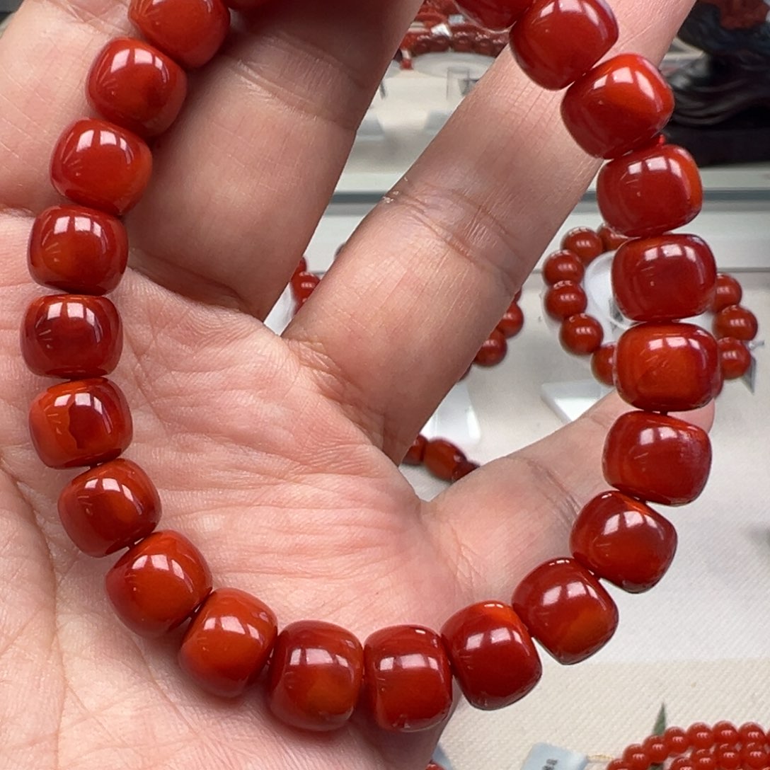 未镶嵌手串南红玛瑙