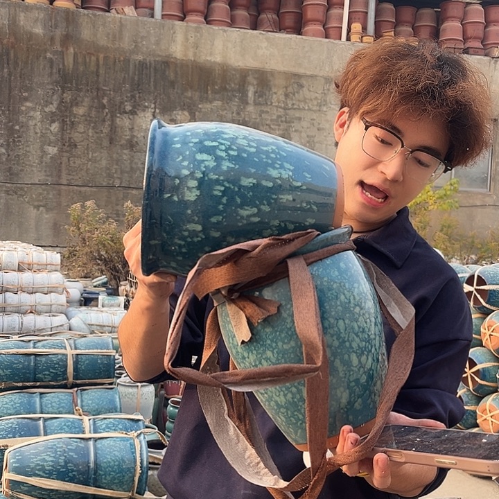 花盆紫砂宜兴紫砂粗陶花盆