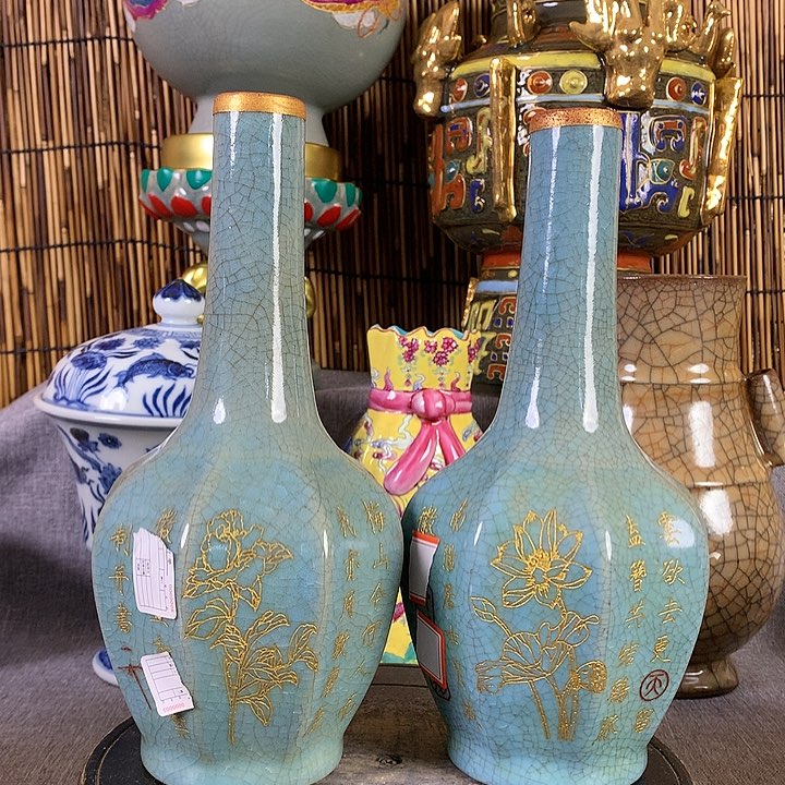 摆件瓷器真的很漂亮的