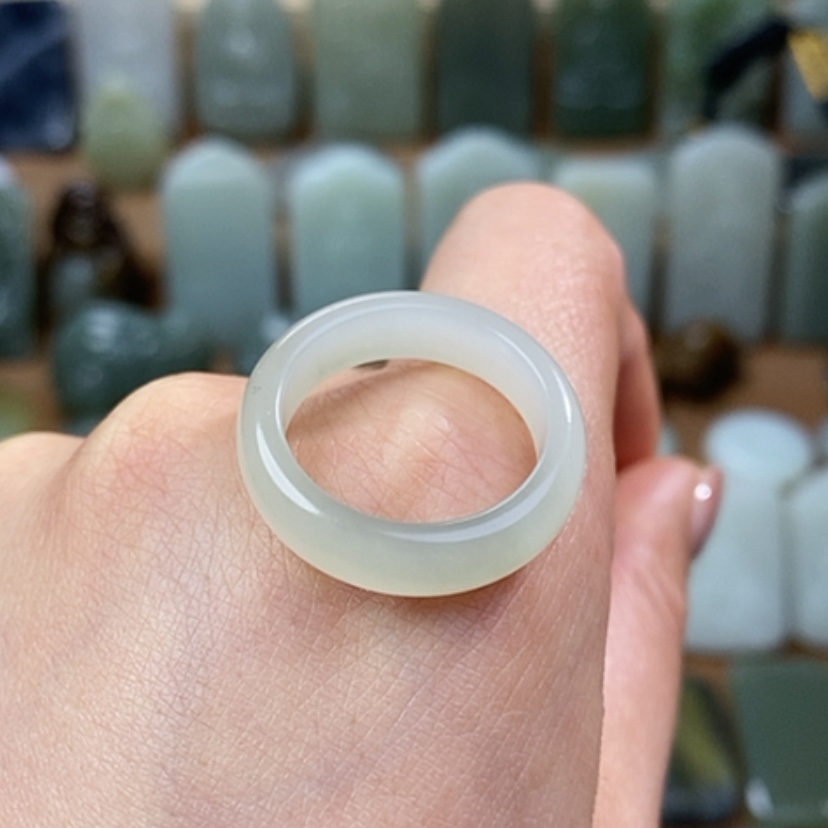 【闪购商品】和田玉（糖玉）戒圈未镶嵌