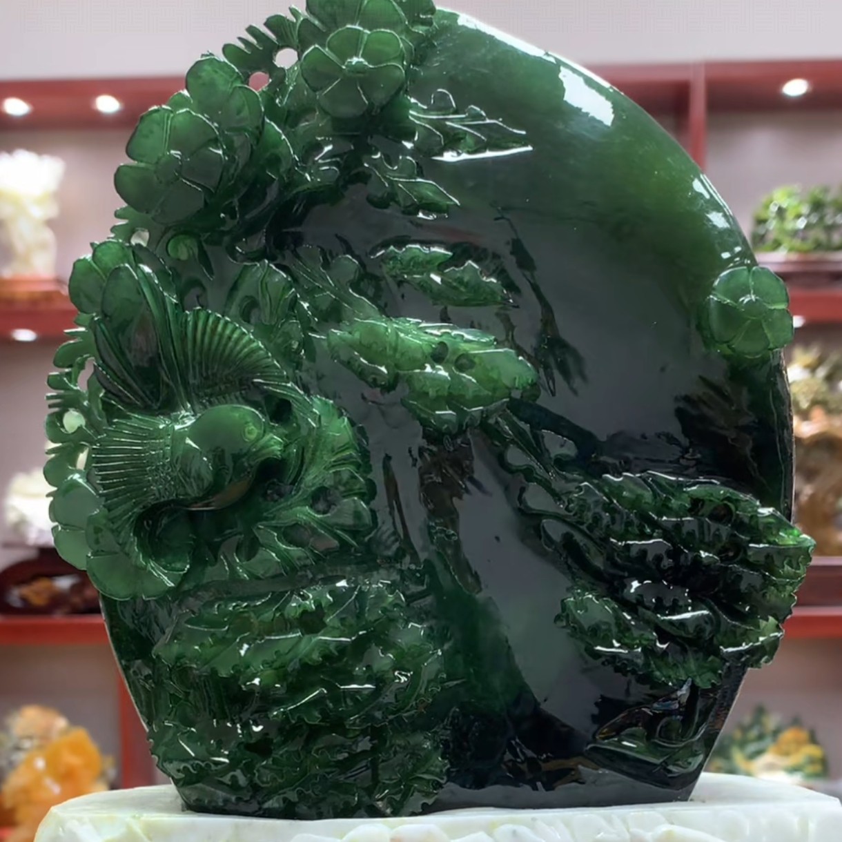 82041家居装饰雕刻摆件玄关电视柜客厅办公室乔迁开业礼物