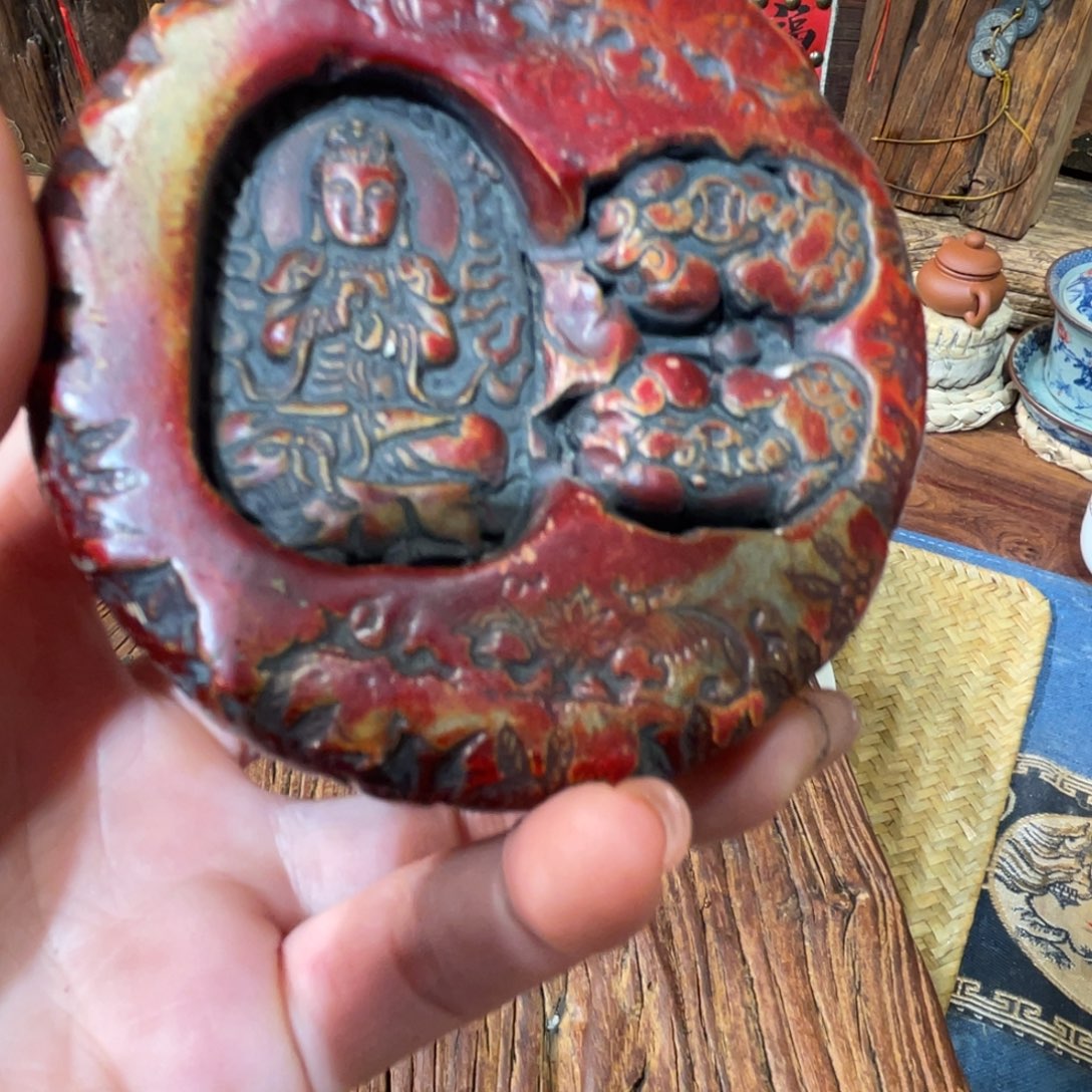 李***世榆木风化石头麻股