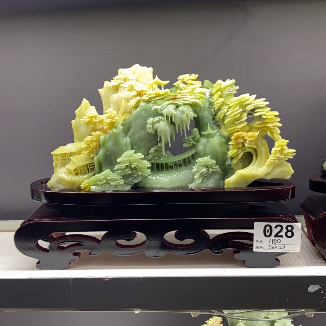 【闪购商品】蛇纹石玉（覆膜）珠宝奇石未镶嵌