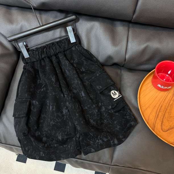 3422休闲时尚潮流百搭洋气夏季男女童工装短裤