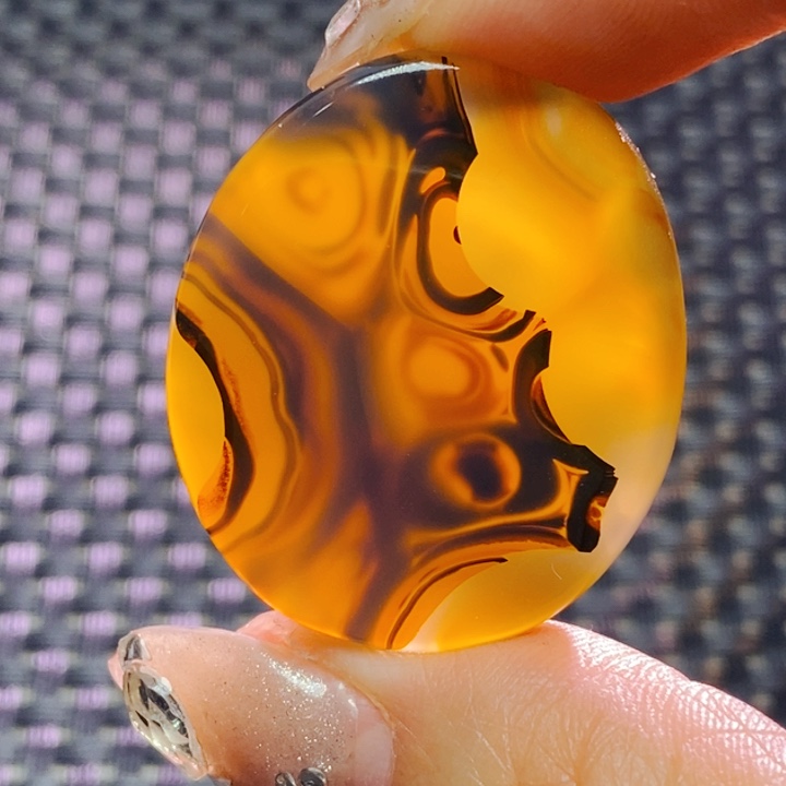 玛瑙/玉髓颈饰未镶嵌微*着