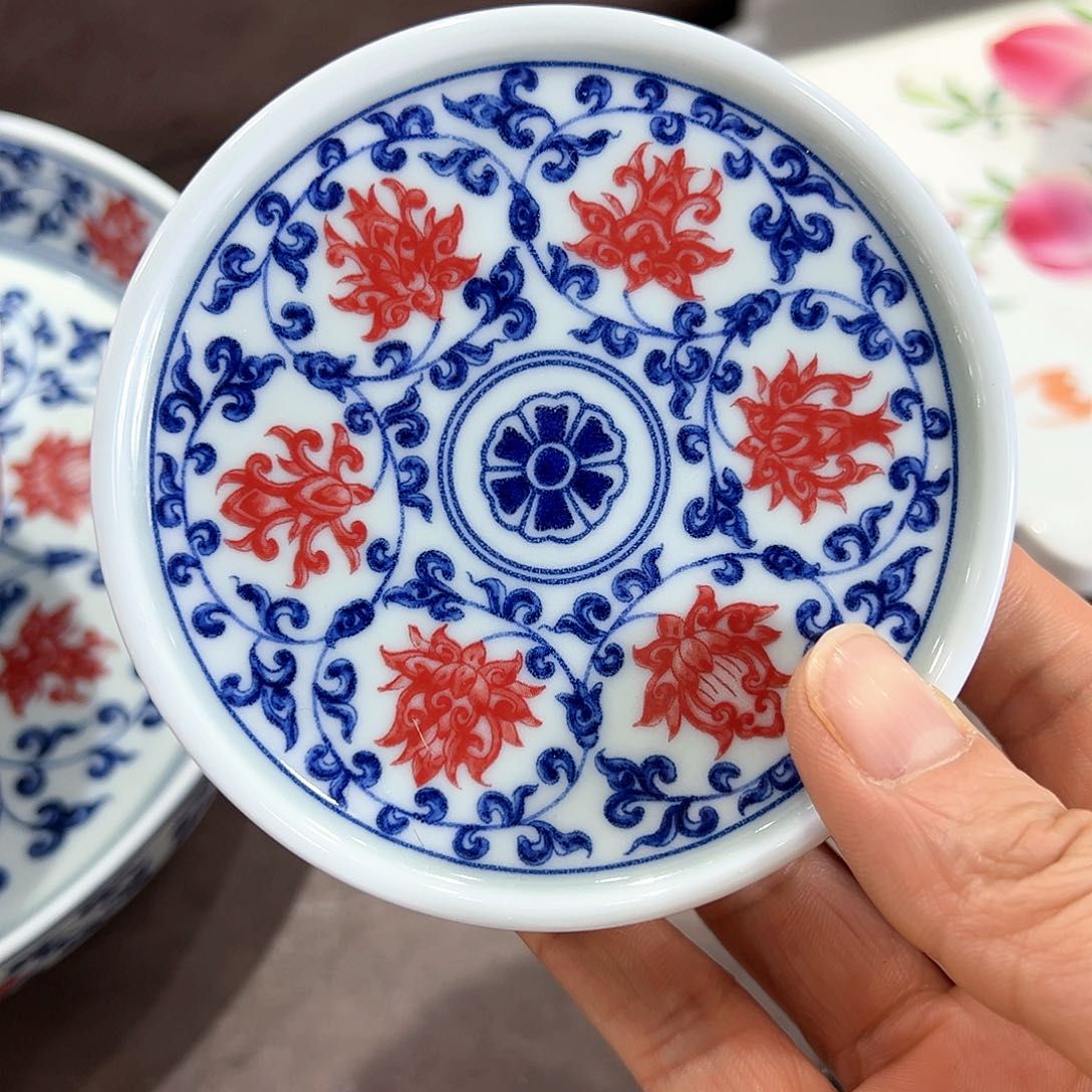 盖碗全景德镇景德镇的早高峰上