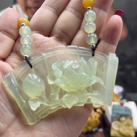 岫玉挂件未镶嵌挂件
