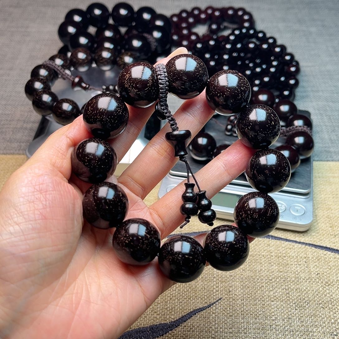 檀香紫檀（小叶紫檀）2.0 12颗满天星