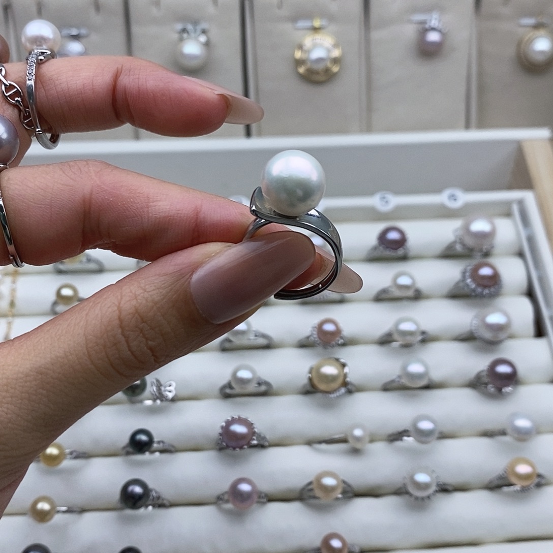 李****戒指淡水珍珠未镶嵌