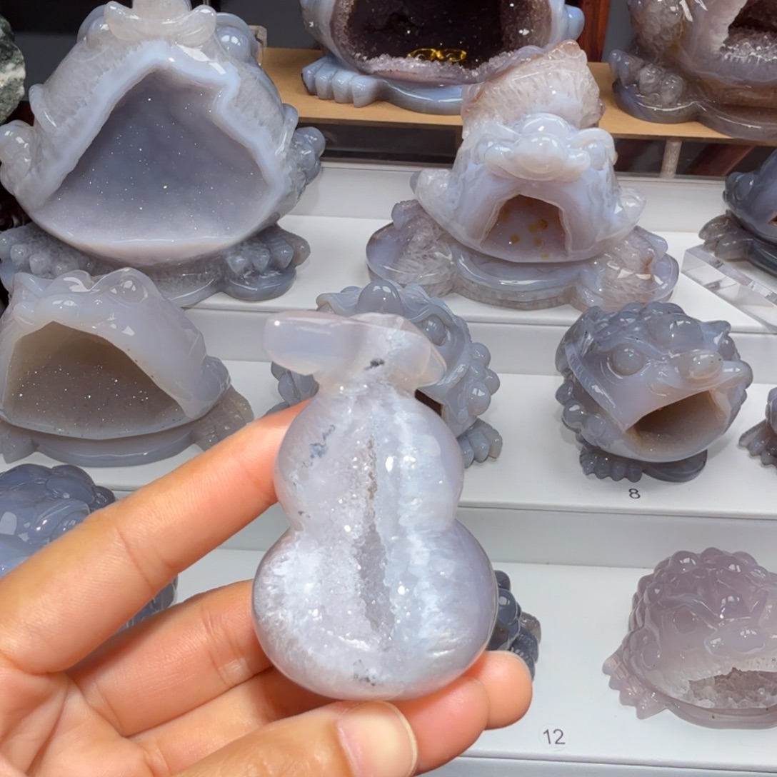 玛瑙/玉髓未镶嵌摆件