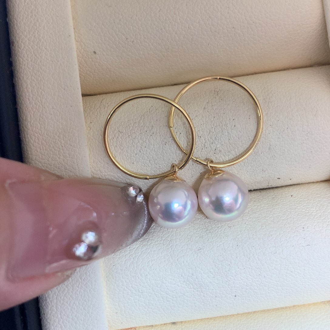 海水珍珠颈饰18K金镶嵌