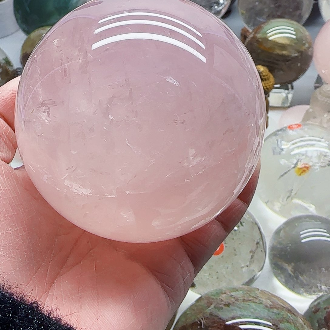 水晶球未镶嵌七*光天然