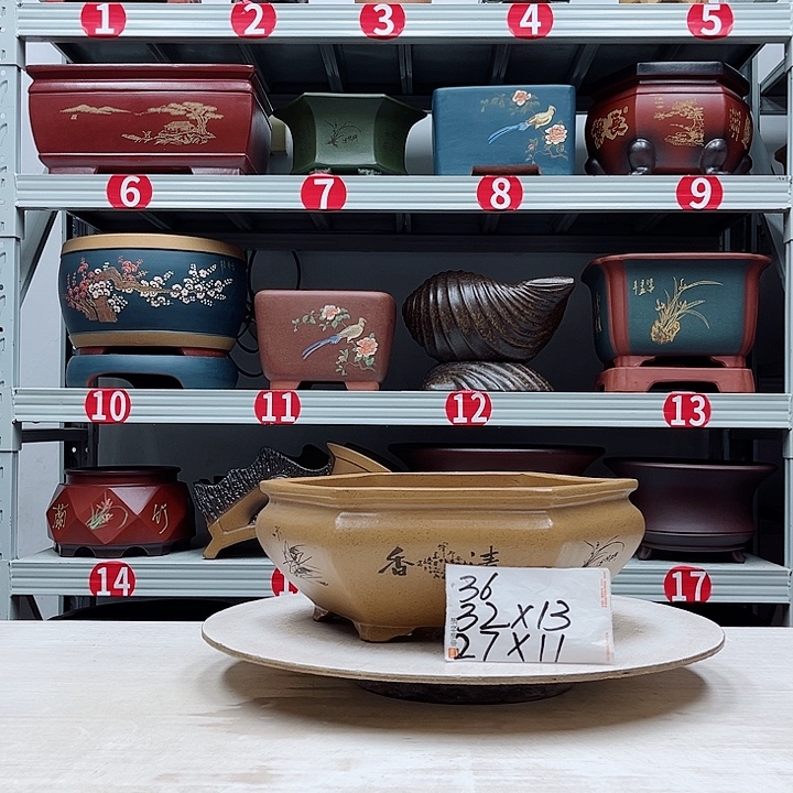 紫砂花盆紫砂花盆