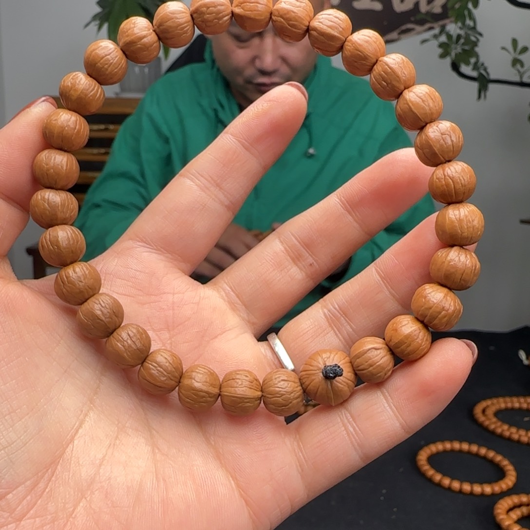 猴头核桃手串双歧