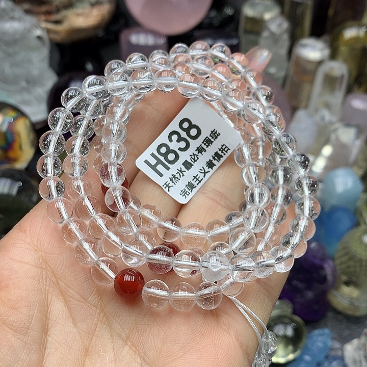 108颗珠链未镶嵌水晶水晶