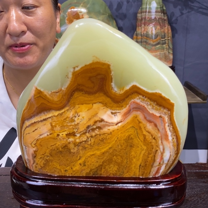 石材精品古青石摆件