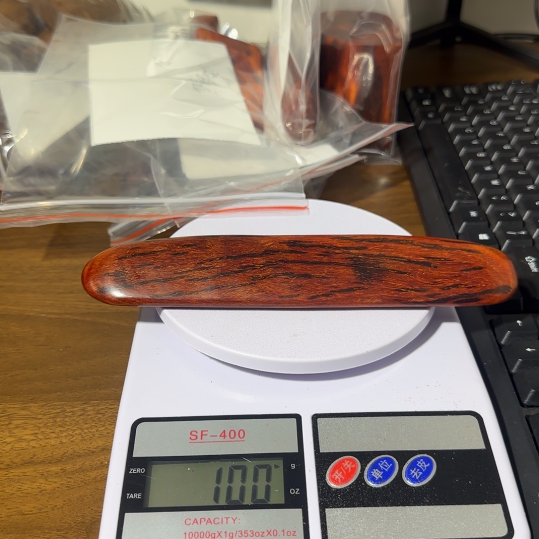 酒***仙木印度小叶紫檀手把件