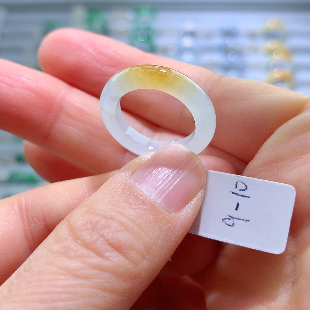 翡翠戒指未镶嵌9-10号