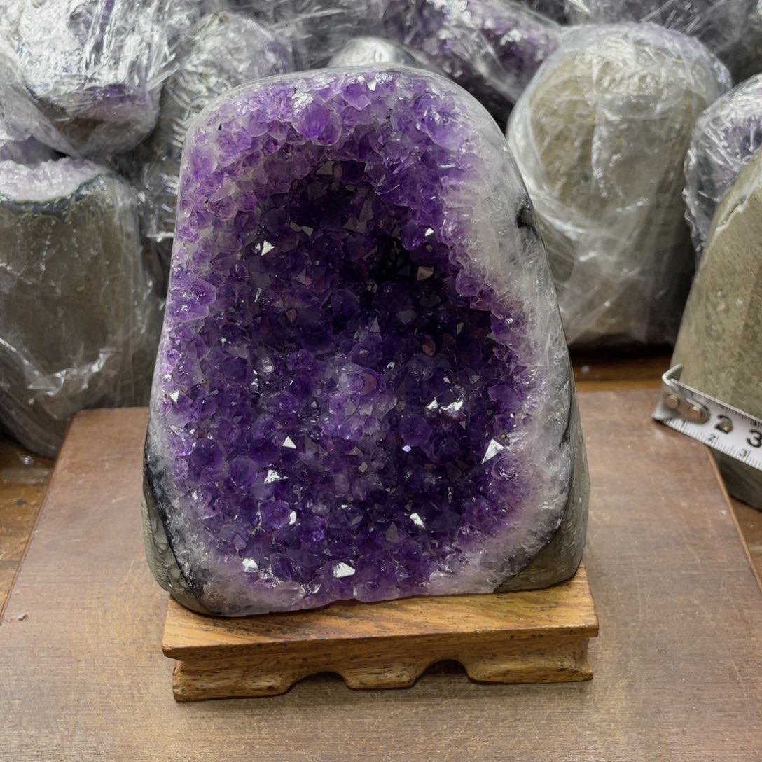 紫晶摆件未镶嵌紫晶