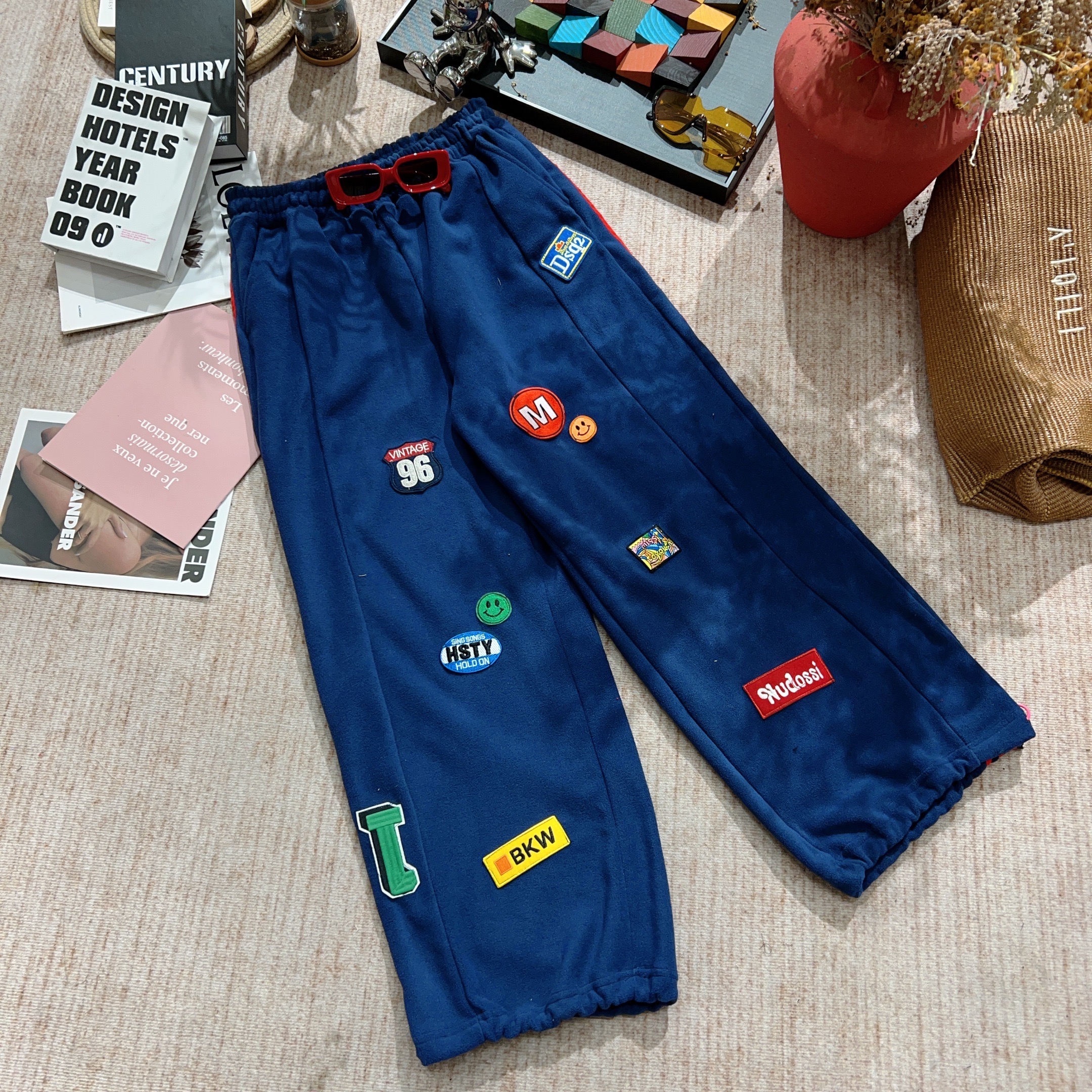 2025冬季新款百搭纯色休闲裤阔腿裤1411