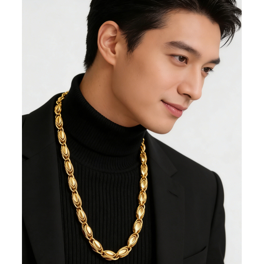 合金项链 凤眼链简约情侣空心异国情调时尚不掉色