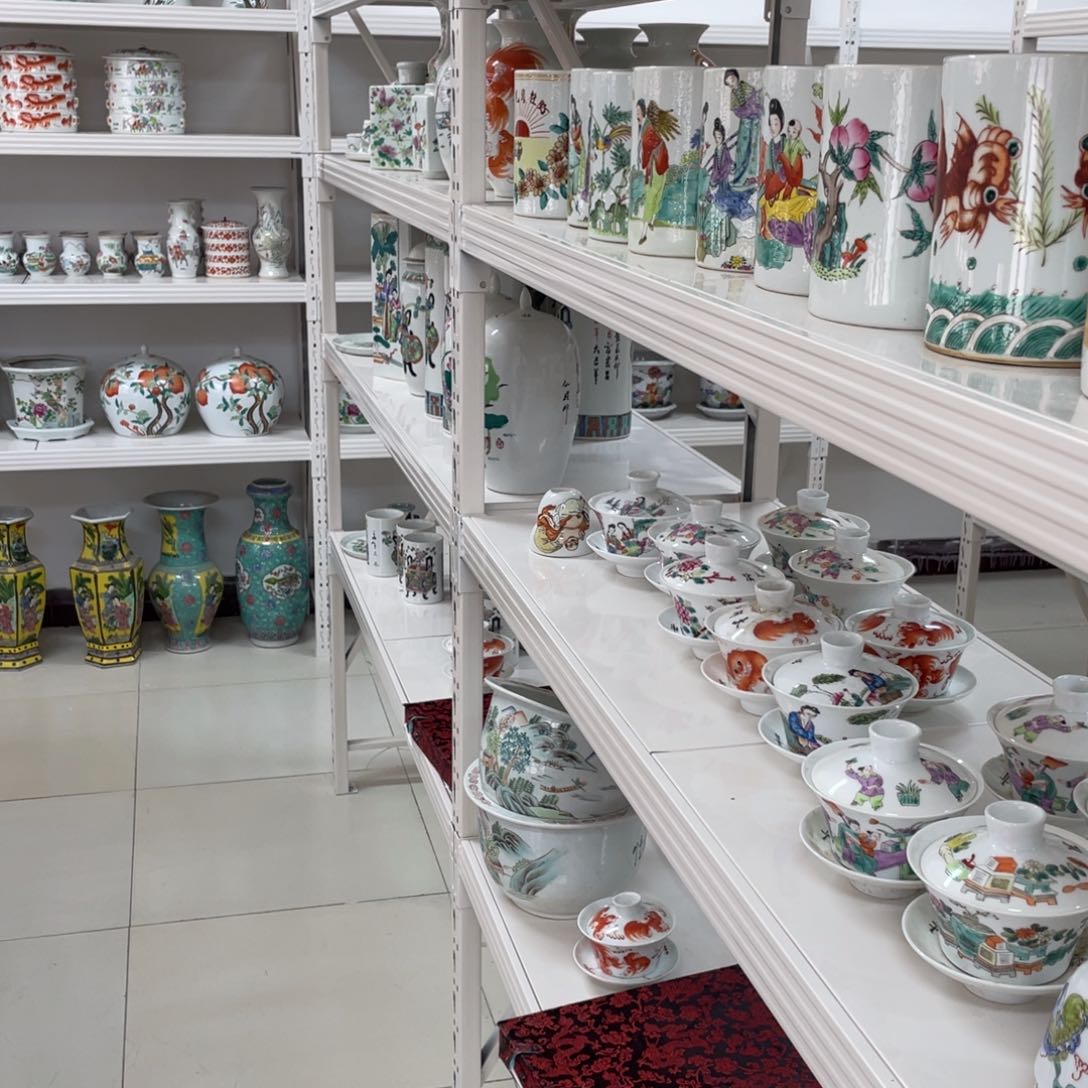 摆件手绘陶瓷作品欣赏仿古