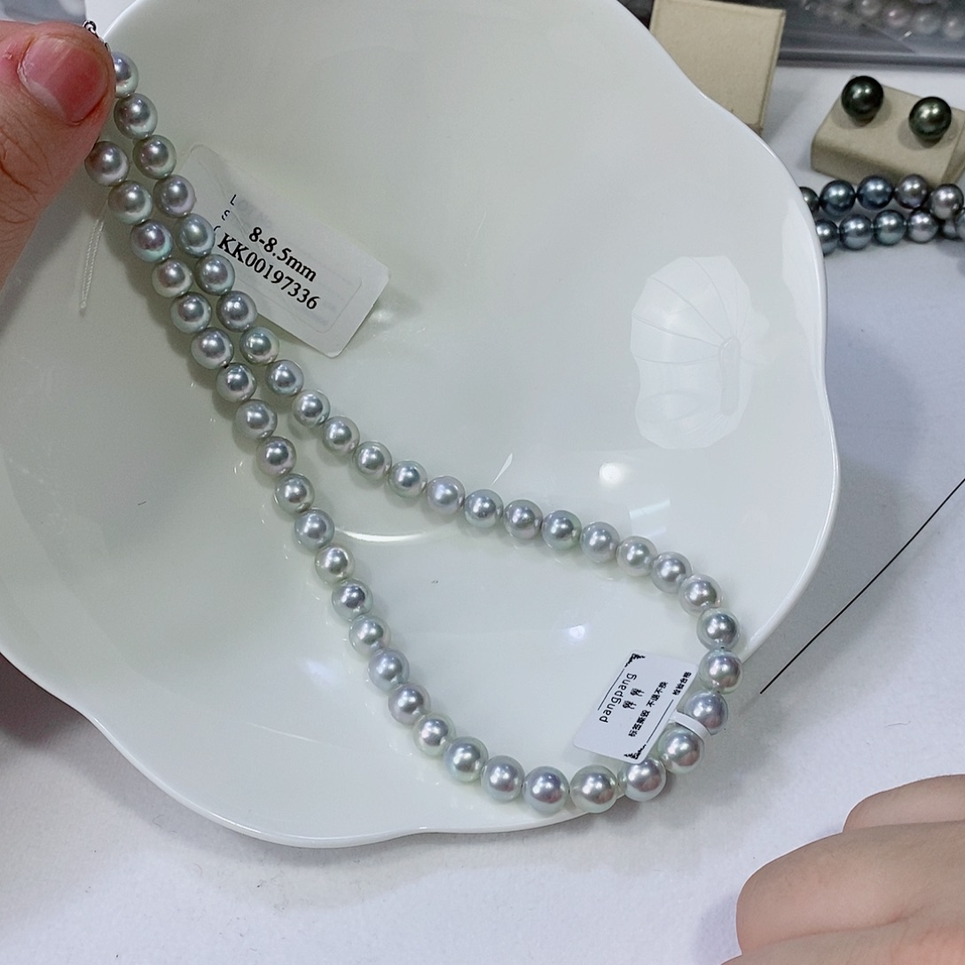 海水珍珠颈饰银S925镶嵌