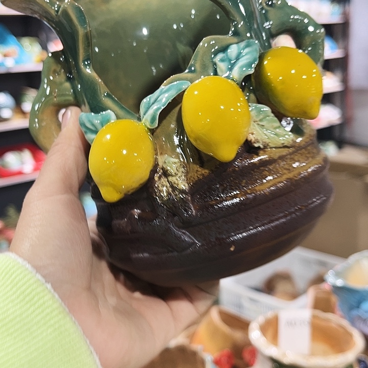 大***杨瓷片花盆多肉植物艺术品