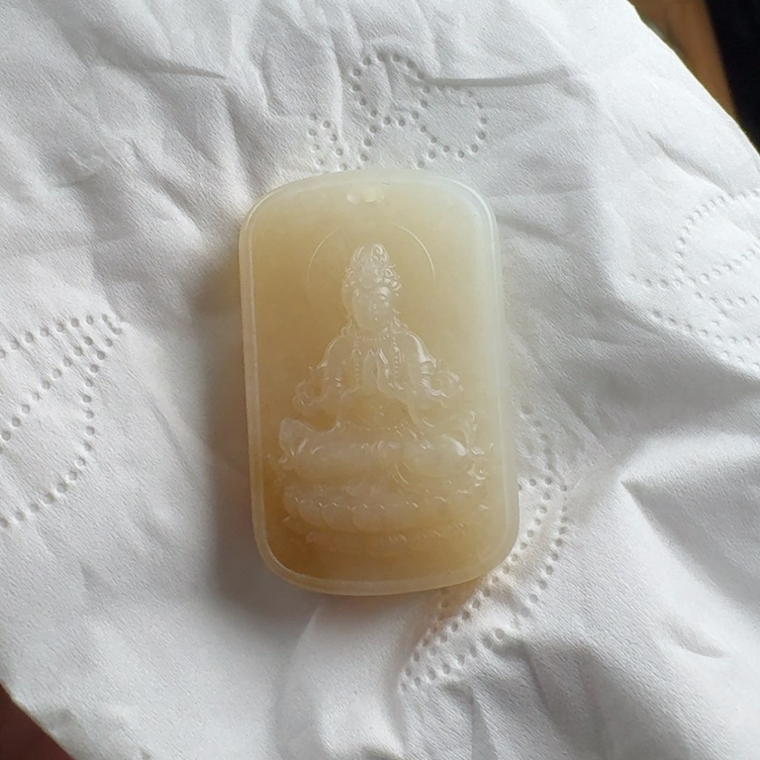 和田玉颈饰未镶嵌绝**落