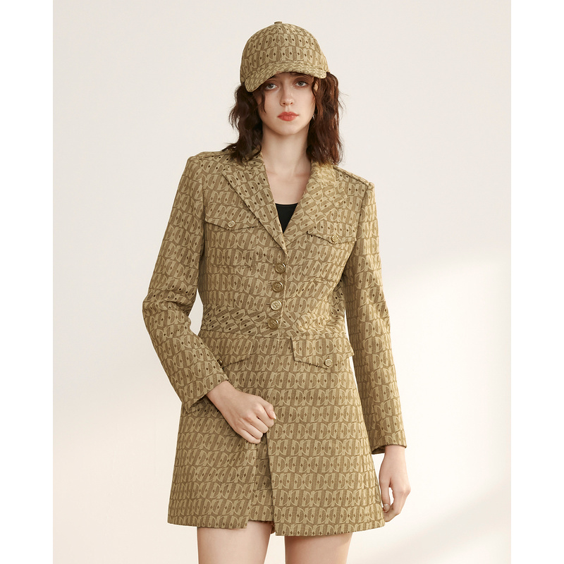 【小花】D63中长外套5V1W68257