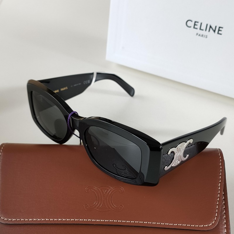 99新 Celine/思琳 【24期】黑银CL40282U/53 凯旋门墨镜51919
