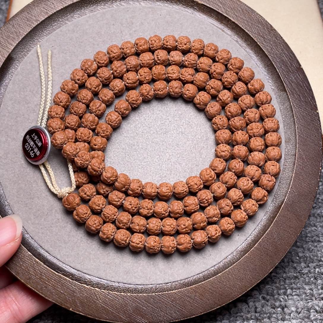 手串金刚菩提徐*明梅朵头货佛手108尺寸7