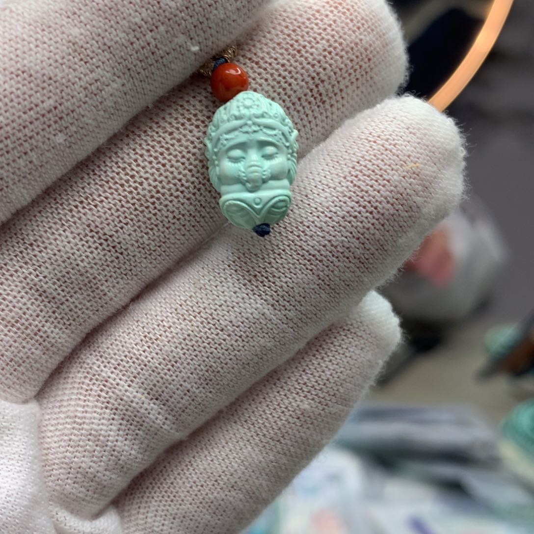 绿松石挂件未镶嵌