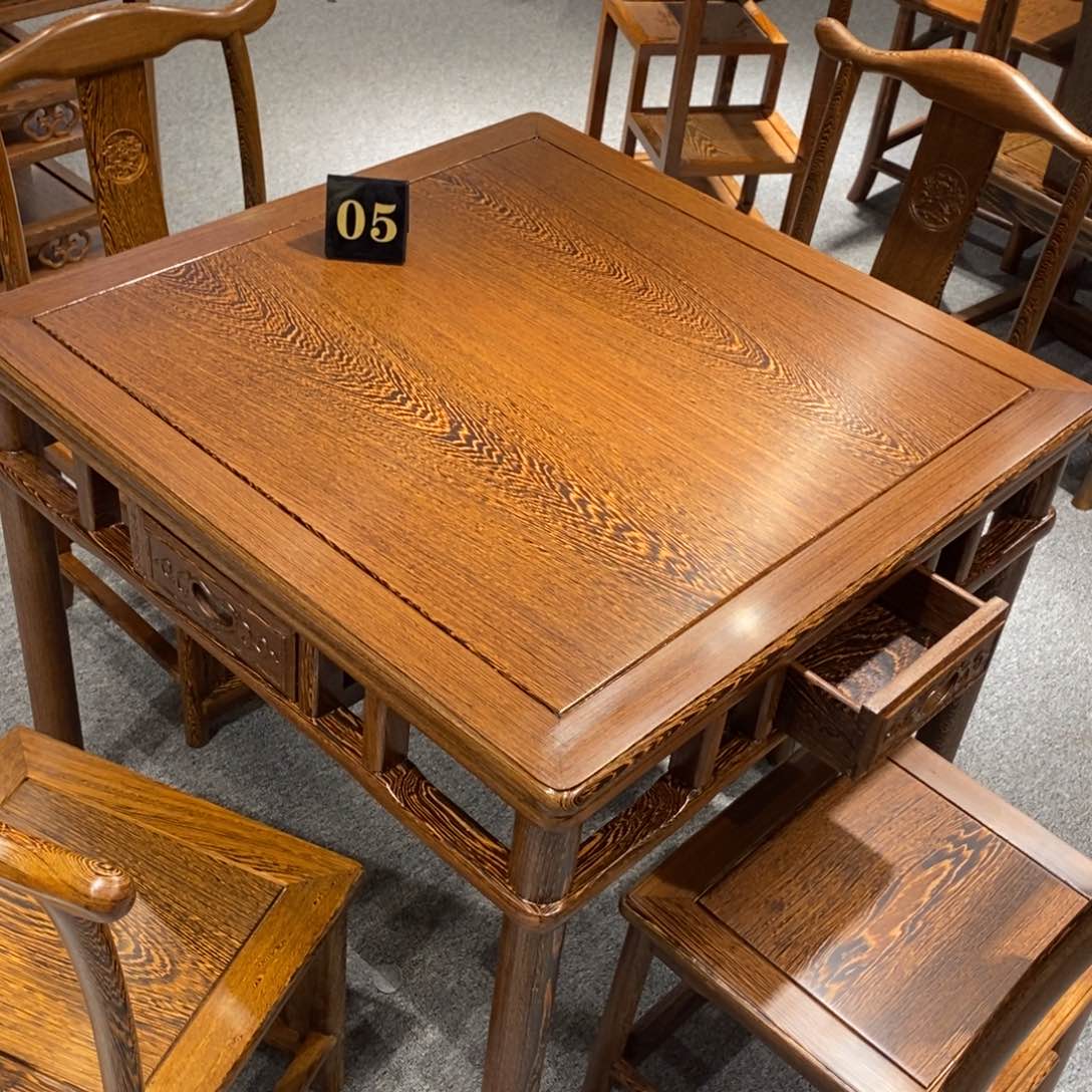 鸡翅木类成套家具用****678单桌