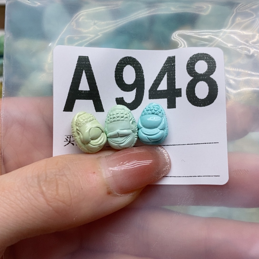 绿松石绿松石配饰定制未镶嵌噜**噜