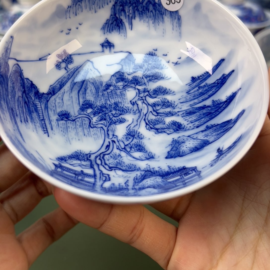 木木景德镇纯手绘茶具365