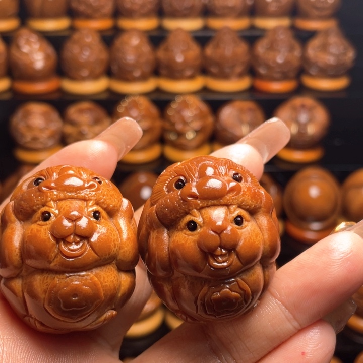 橄榄核把件橄榄雕刻