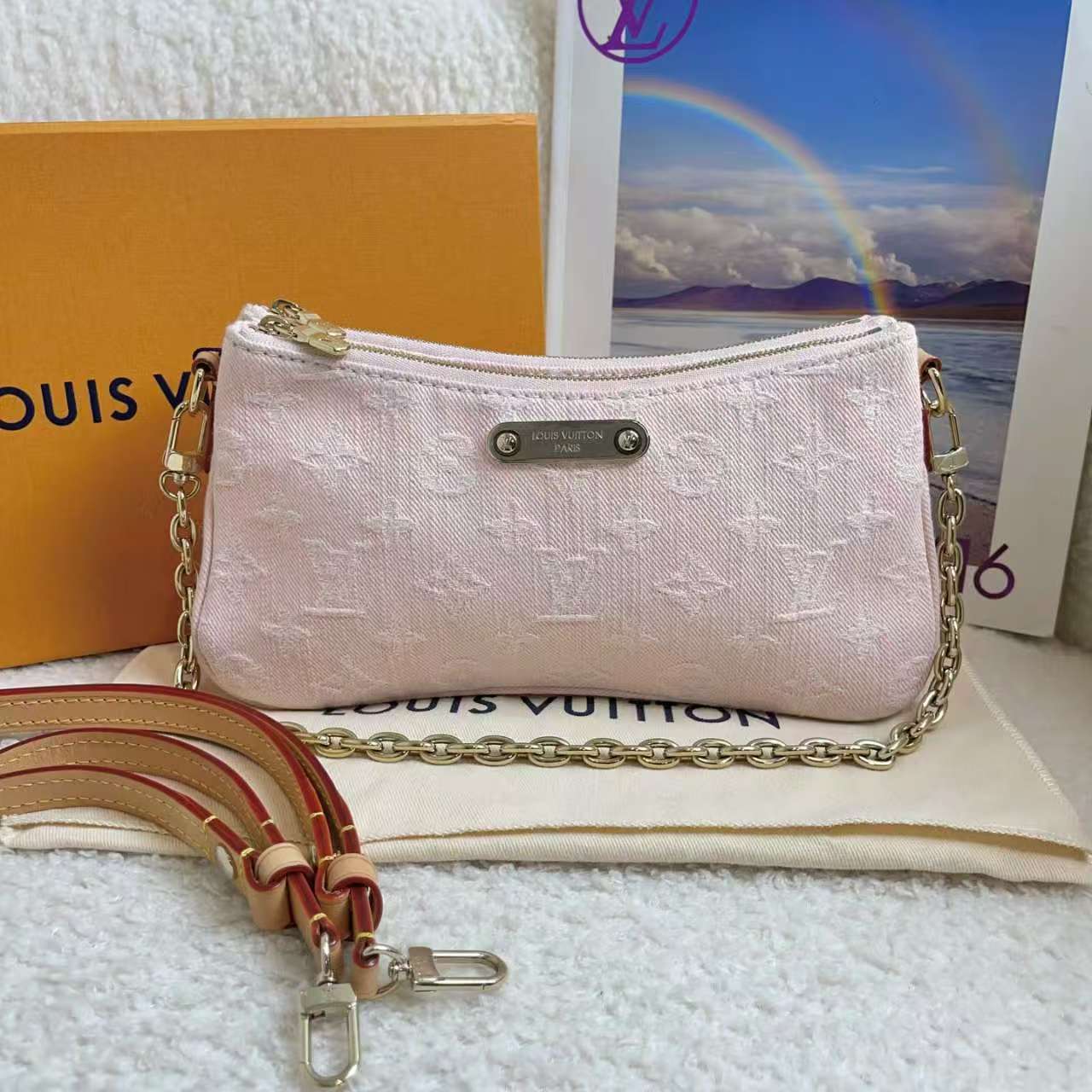 99新 LouisVuitton/路易威登 liv单肩包/38498677/12期/代卖服务