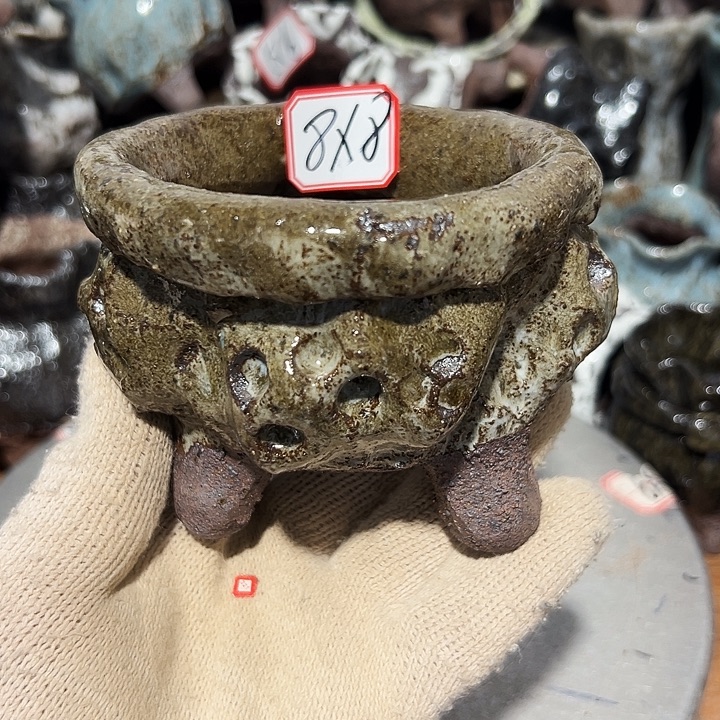 粗陶花盆制作就这样的