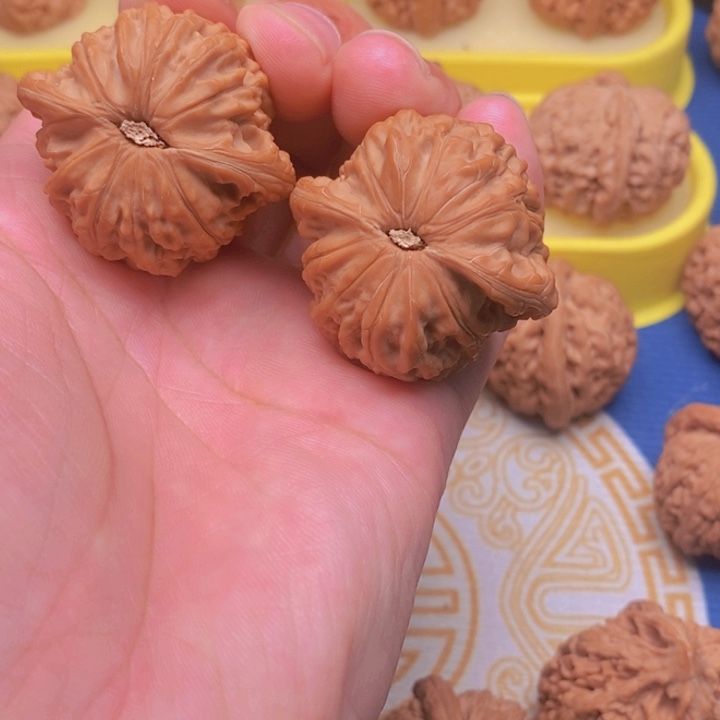 核桃手串/手链核**缘磨盘狮子头40加